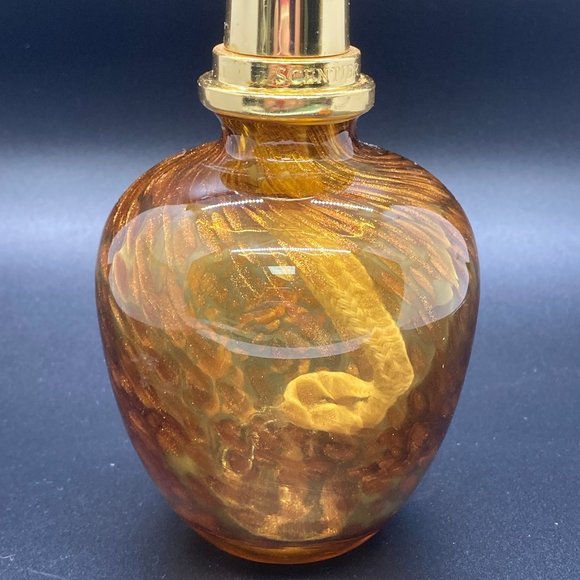 Scentier Amber & Gold Swirl Fragrance Lamp without Crown - Picture 2 of 5
